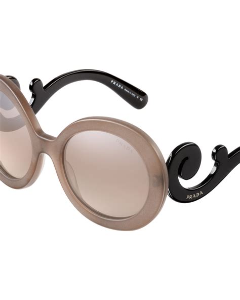 prada minimal baroque butterfly sunglasses|Prada baroque style sunglasses.